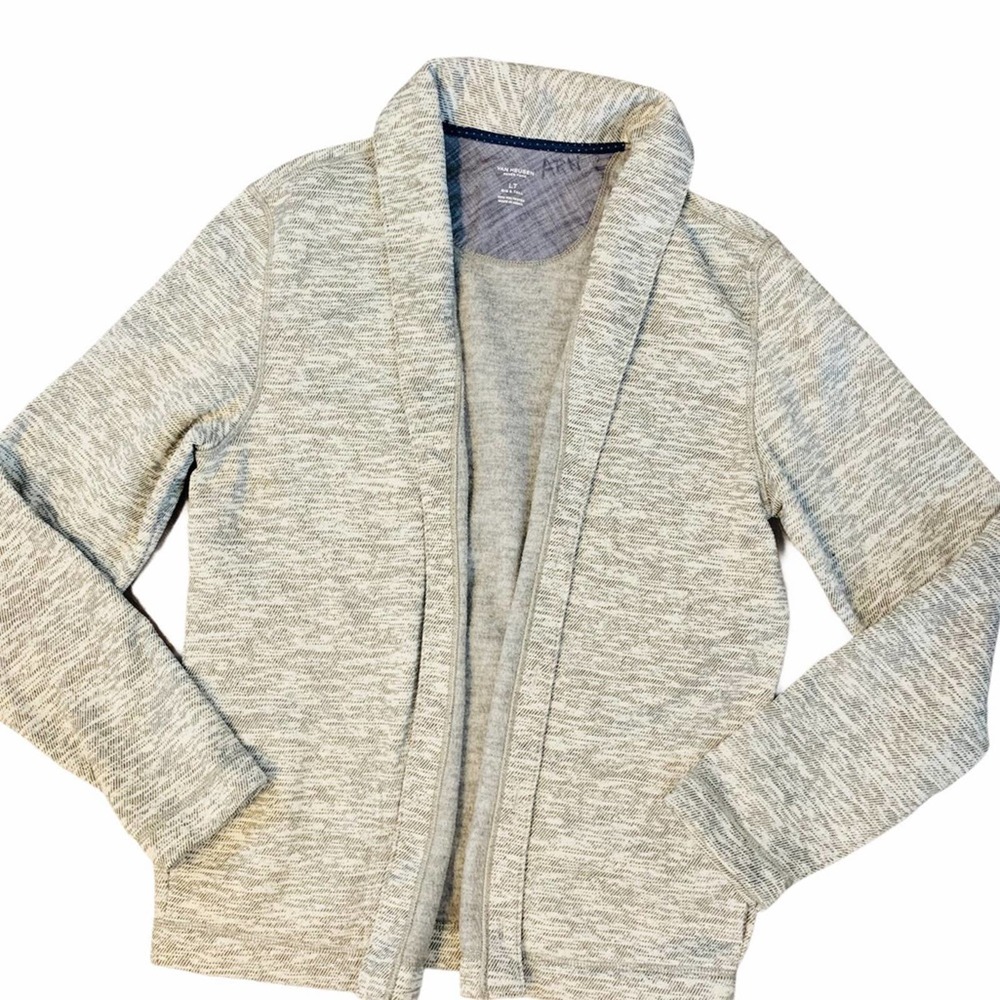 Van Heusen Women's Open Cozy Cardigan Gray TL 1758